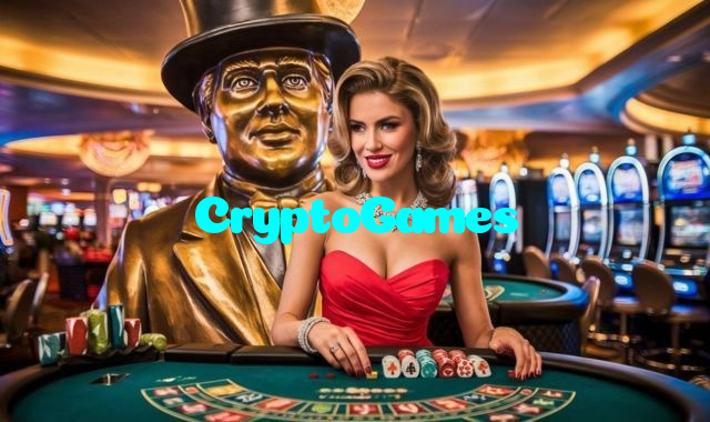 CryptoGames casino presented on mobile device in Pakistan with slots and live games